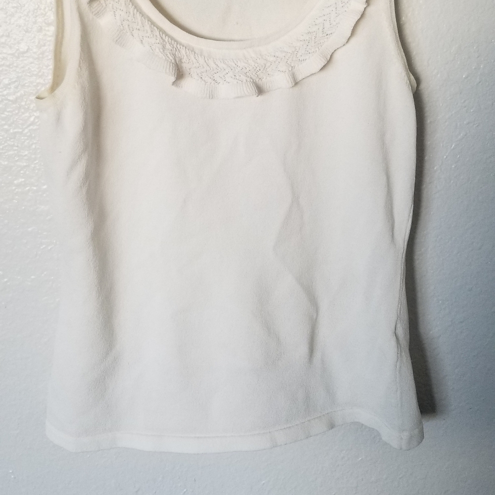 Cream Ruffle Top - Picture 4 of 4